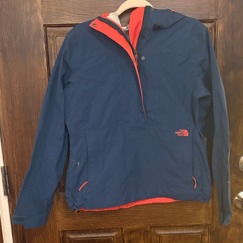The North Face Navy and Coral Jacket